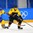 GANGNEUNG, SOUTH KOREA - FEBRUARY 16: Germany's Yasin Ehliz #42 pulls the puck away from Sweden's Par Lindholm #17 during preliminary round action at the PyeongChang 2018 Olympic Winter Games. (Photo by Matt Zambonin/HHOF-IIHF Images)

